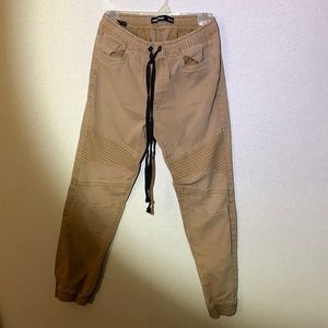 khaki joggers